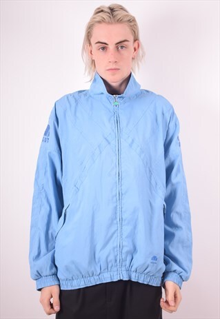 ELLESSE MENS VINTAGE TRACKSUIT TOP JACKET XL BLUE 90S