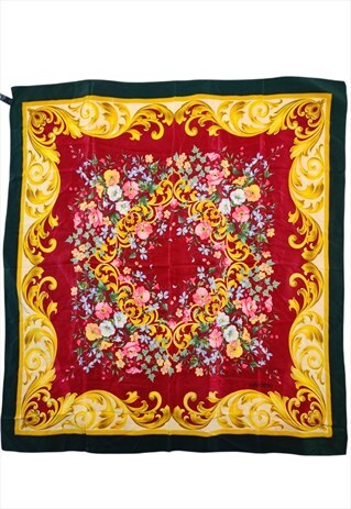VINTAGE VALENTINO BAROQUE FLORAL SCARF