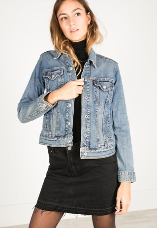 VINTAGE 80S LEVI'S DENIM JACKET / S1340