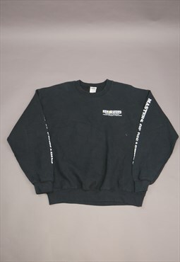 Vintage Master of Disasters Graphic Sweater in Black