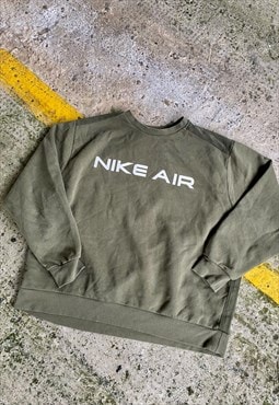 Vintage 90s Nike Air Max Green Oversized Sweatshirt