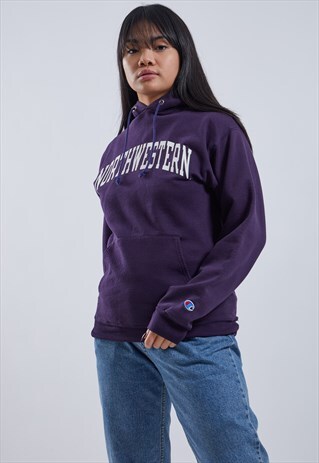 VINTAGE CHAMPION NORTHWESTERN UNIVERSITY HOODIE