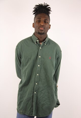 VINTAGE RALPH LAUREN SOFT GREEN SHIRT