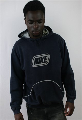 MENS VINTAGE NIKE HOODIE MEDIUM JUMPER ATHLETIC SPORT LOOSE