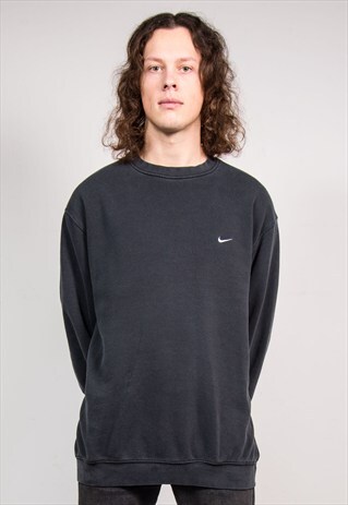 90'S VINTAGE NIKE BLACK SWEATSHIRT JUMPER