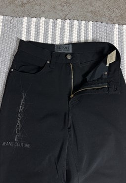 Vintage Versace Jeans Couture Black Trousers Pants