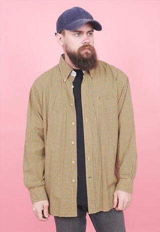 VINTAGE TOMMY HILFIGER CHECK SHIRT /R8312