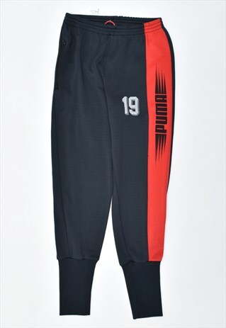 VINTAGE 90'S PUMA TRACKSUIT TROUSERS BLACK