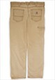Vintage Carhartt Workwear Beige Trousers Mens