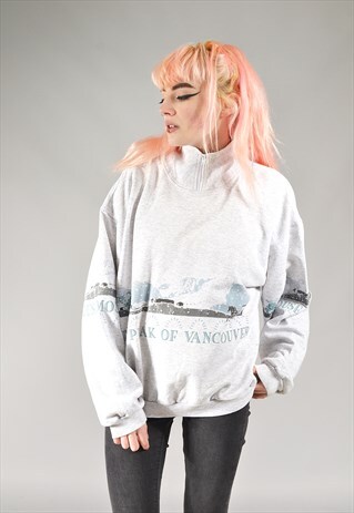 VINTAGE GREY VANCOUVER SWEATER