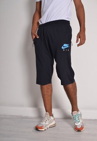 VINTAGE NIKE AIR SPORTS SHORTS BLACK