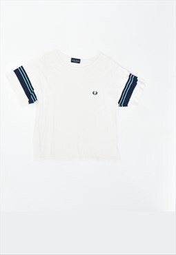 Vintage Fred Perry T-Shirt Top White