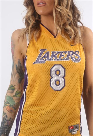 NBA FITTED SPORT JERSEY BASKETBALL VEST TOP UK 8 - 10 (K6DL)