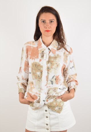 VINTAGE SHIRT AUTUMN PRINT(1228)
