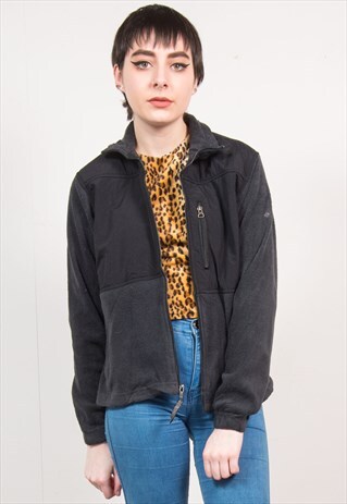 COLUMBIA 90'S BLACK FLEECE JACKET