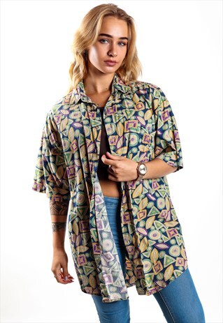VINTAGE PATTERNED SHIRT S626