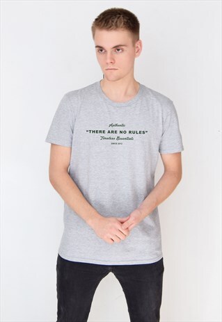 GREY TIMELESS (GREEN) T-SHIRT