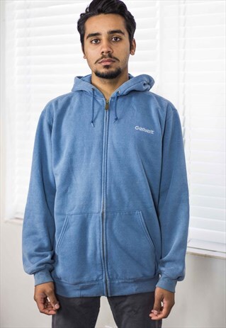 VINTAGE CARHARTT HOODIE JACKET LOGO 90S M 24.6