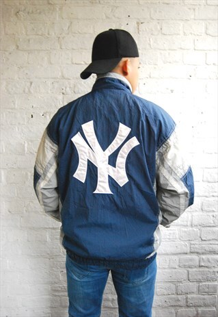 NEW YORK YANKEES WINDBREAKER/SHELL JACKET (1990'S)