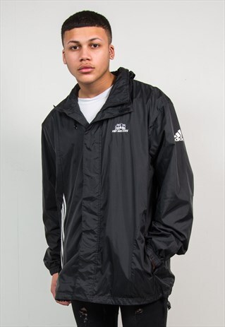 ADIDAS CAGOULE JACKET BLACK