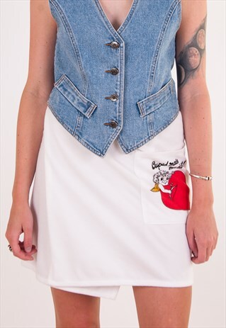 CUPID MADE ME DO IT TOWEL SKIRT