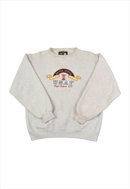 Vintage United States Air Force Embroidered Sweatshirt M