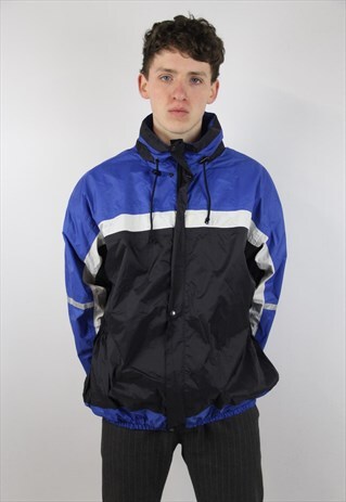 VINTAGE COLOURBLOCK RAIN JACKET