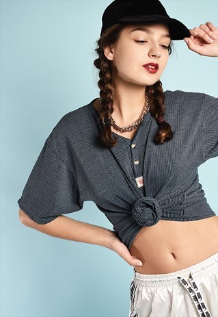 90'S RETRO LEVI'S OVERSIZED SPORTS POLO T-SHIRT TEE TOP