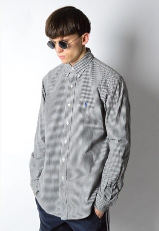 VINTAGE 90S CHECK RALPH LAUREN LONG SLEEVE SHIRT