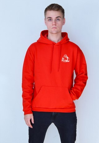 RED BUDDHA (WHITE) HOODIE