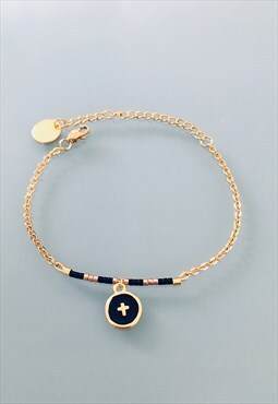 Women's cross bracelet, women's gift