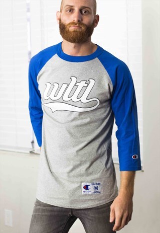 VINTAGE CHAMPION T-SHIRT LOGO 90S M 7.6