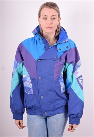 SERGIO TACCHINI WOMENS VINTAGE JACKET SMALL MULTI 90'S