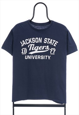 Vintage Jackson State Tigers Navy TShirt Womens