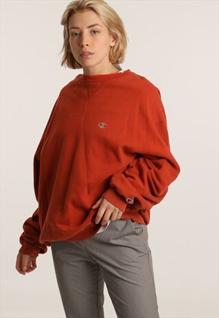 90S CHAMPION EMBROIDERED LOGO SWEATSHIRT