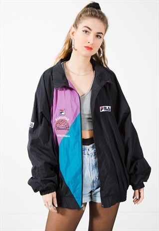 VINTAGE 90S FILA SHELL JACKET OVERSIZED / S3772