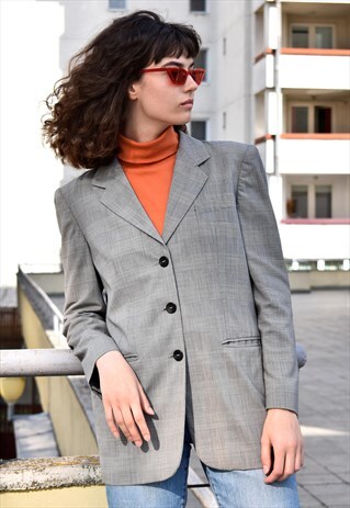 VINTAGE PLAID MAX MARA BLAZER