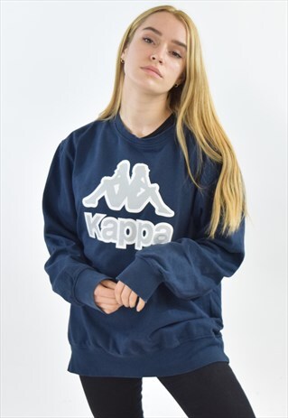 VINTAGE 90S BLUE KAPPA SWEATSHIRT