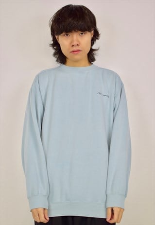 VINTAGE 90S REEBOK BLUE SWEATSHIRT
