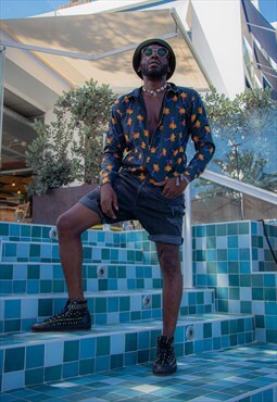 MIAMI - Tropical Palm- Lightweight Summer Cotton Jacket