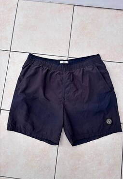 Stone Island navy blue swimming shorts large 