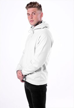 54 Floral Premium Blank Pullover Hoody - White