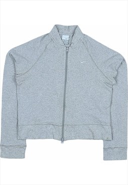 Nike 90's Swoosh Zip Up Fleece XLarge Grey