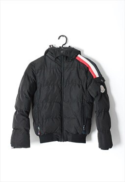 Y2K Moncler Black Padded Hooded Jacket Petite