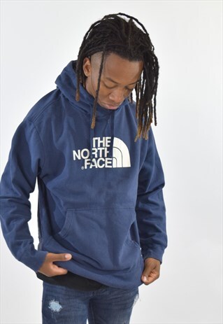 VINTAGE BLUE THE NORTH FACE SWEAT HOODIE