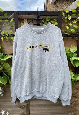 Vintage Iowa state hawkeyes grey sweatshirt medium 