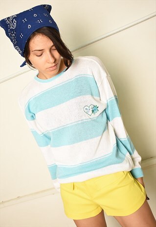 VINTAGE 90S FESTIVAL GARM NAUTICAL JUMPER TOP