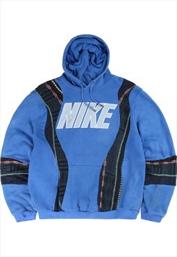 Vintage 90's Nike Hoodie Rework Spellout Logo Pullover