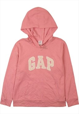 Gap 90's Spellout Pullover Hoodie Large Pink