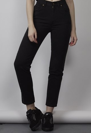 RARE VINTAGE 90'S VALENTINO BLACK JEANS